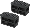 PATIKIL Ladder Feet, 2Pcs Non Slip Extension Ladder Foot Rubber Pads Cover Security Bumpers Replacement for Ladder Protection, Black