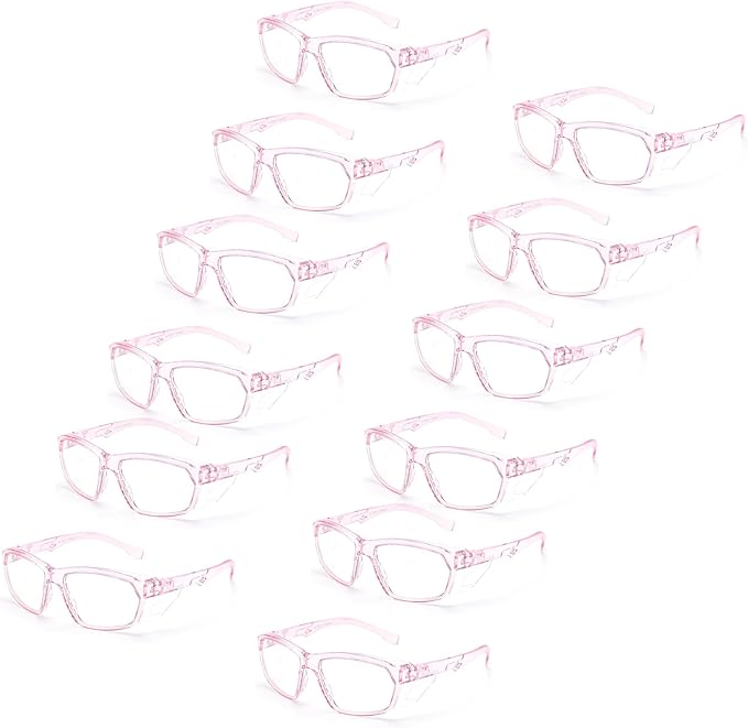 ProtectX Classic Safety Glasses, Anti-Fog Scratch Resistant Lenses, Protective Eyewear for Work, Indoor/Outdoor, ANSI Z87.1