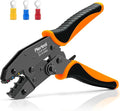 Crimping Tool for Insulated Electrical Wire Connectors AWG 22-10 Ratchet Crimper Tools Racheting Crimping Tools Available for Insulated Connectors and Wire Terminal