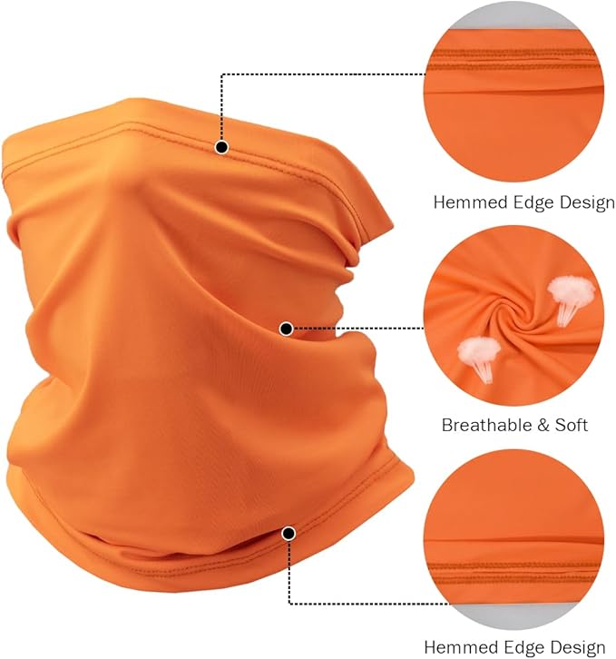 Fishing Neck Gaiter, Sun Protection Face Mask, Cooling Neck Shield Scarf Cycling Balaclava Bandana for Men and Women
