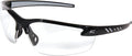 Edge DZ111VS-G2 Zorge G2 Wrap-Around Anti-Fog/Vapor Shield Safety Glasses, Anti-Scratch, Non-Slip, UV 400, Military Grade, ANSI/ISEA & MCEPS Compliant, 5.04" Wide, Black Frame/Clear Lens