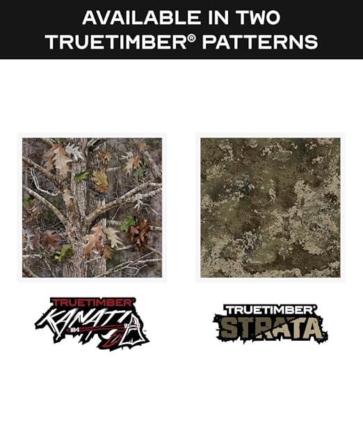 Malta Hunting Safety Ultralight Tree Stand Safety Harness Kit Set, TrueTimber Patterns, Multi-Sizes (Strata Camo, XXLarge)