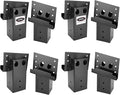 Mofeez Outdoor 4x4 Compound Angle Brackets for Deer Stand Hunting Blinds Shooting Shack (Set of 8)