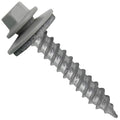 Metal Roofing Screw: (250) 12 x 1-1/2" ABC GRAY Hex Sheet Metal Roof Screw. Sharp Point metal to wood siding screws. 5/8" EPDM washer.