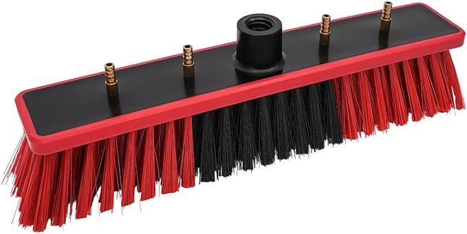 Water Fed Pole Kit, 26 FT Adjustable Water Fed Pole Window Cleaning System with Gimbal Joint, Extendable Cleaning Brush Outdoor Window Solar Panel Cleaning Washing
