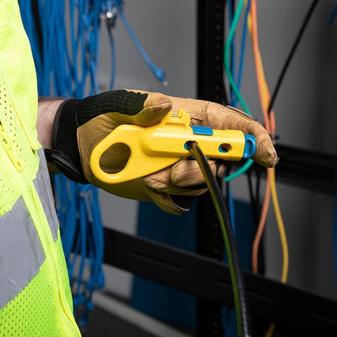 Klein Tools VDV110-295 Data and Coaxial Cable Combination Radial Stripper