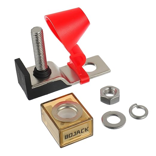BOJACK 300A Marine Rated Battery Fuse 58V DC Max IP66 Waterproof Fuse Holder