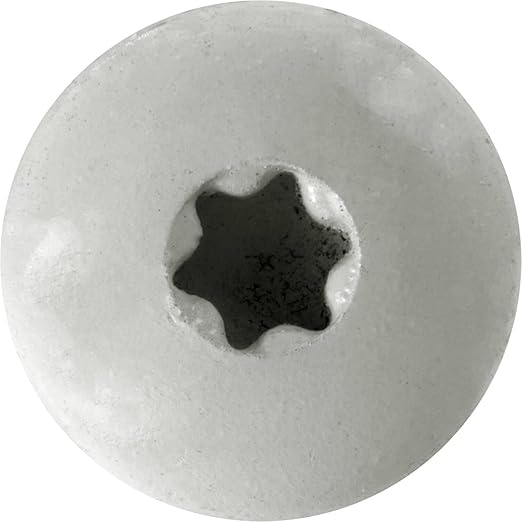 10 x 1 Bone White - Low Profile Star Head Roofing Screws - HI-LO Thread - Metal to Wood - T25 Torx Drive Head - EPDM Washer. 10 X 250 Bags - 2,500 Screws