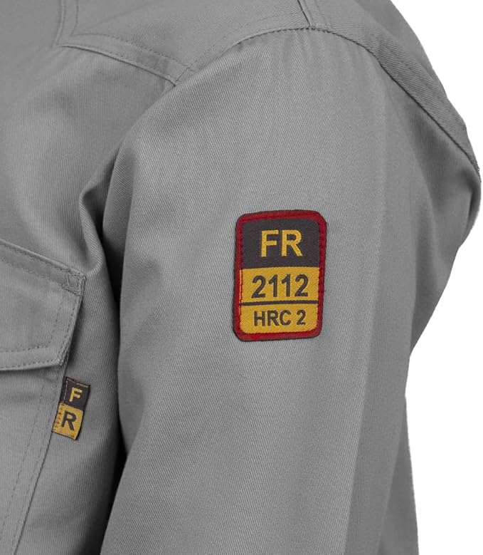 Just In Trend Flame Resistant Light Weight FR Shirt for Men - 88% Cotton, 12% Nylon, 7oz, NFPA 2112