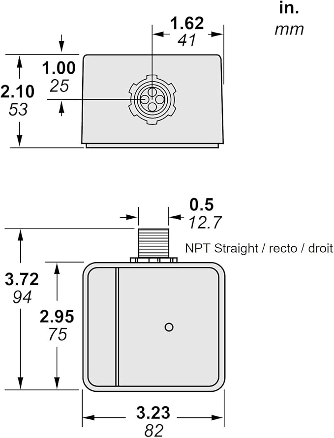 Square D HEPD80 Universal Whole House Surge Protection Device, 1-Phase, 3-Wire for 120/240V, 80kA
