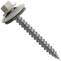 Metal Roofing Screws: (250) 12 x 2 ASH Gray Hex Sheet Metal Roof Screw. Sharp Point Metal to Wood siding Screws. 5/8" EPDM Washer