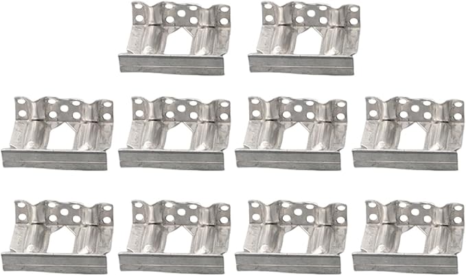 Aluminum Solar Panel Deflector for Photovoltaic Modules, 30-45mm Frame Compatible, Automatic Water Drain Clip for PV Panels, 10 Pack（35mm）