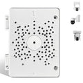 (Universal PTZ Camera Junction Box) Security Camera Bracket Outdoor, Plastic Waterproof Mount Bracket Hide Cable Junction Box, Only Compatible with PTZ Cameras (1 Pack)