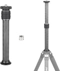 INNOREL ER252C Universal 10 Layers Carbon Fiber Tripod Center Column Extension Pole Extender-Tripod Two-Section Mid-Column Extension Rod Pole for Tripod Monopod DSLR Camera 25.6mm Tube