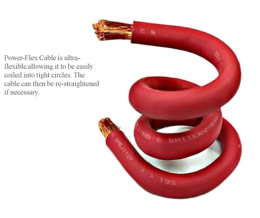 WNI 8 Gauge 100 Feet Red 8 AWG Ultra Flexible Welding Battery Copper Cable Wire - Made In The USA - Car, Inverter, RV, Solar