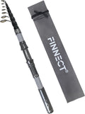 Telescopic Fishing Rod - Lightweight 42T Carbon Fiber Portable Travel Rod for Freshwater River Fishing, Beginner & Kid Friendly 5.9ft/6.9ft/7.9ft/8.9ft/9.9ft/10.9ft