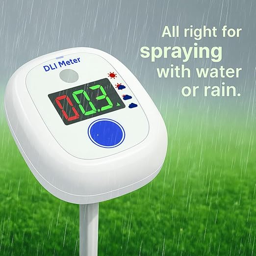 EVO-20 DLI Light Meter – Smart Sunlight Classifier for Garden & Landscape Use | Identifies Full Sun, Partial Sun, Partial Shade & Shade Based on Daily Light Integral
