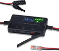 MPPT Solar Charge Controller 12V 10A with Wire Connectors ,Solar Panel Charge Controller with Type-C and USB Output for Gel, AGM, LiFePO4 Battery