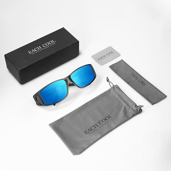 Night Driving Glasses Night Vision Glasses Fit Over Glasses Polarized Anti-Glare UV400 Gift for Men Women