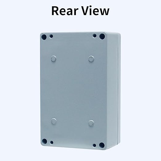 Aluminum Alloy Metal Junction Box Outdoor Electrical Box Waterproof Project Box Engineering Enclosure Gray 6.3"x3.9"x2.3"