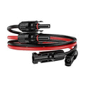 3Ft Solar Cable Solar Extension Cable,10AWG Solar Panel ExtensionCable with Female and Male Connectors,Waterproof Solar ExtensionCable Kit (Red and Black).