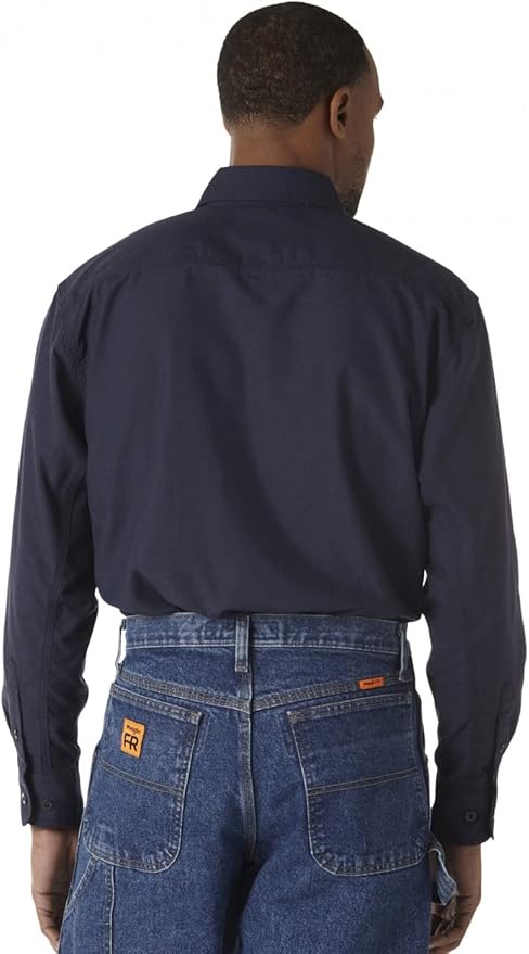Wrangler Riggs Workwear Men's FR Flame Resistant Two Pocket Work Shirt