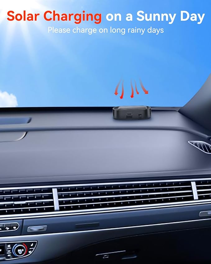 Car Solar Power Simulated Dummy Alarm, Car Security Anti-Theft LED Flashing Fake Lamp with Light Sensor, Vehicle Alarm Light for SUV, RV, Truck(2PC, Red