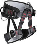 Climbing belts, Thicken Professional Half Body Safety Belt For Tree Climbing Saddle, Fire Rescue, Roofing and Rappelling, Climbing Gear