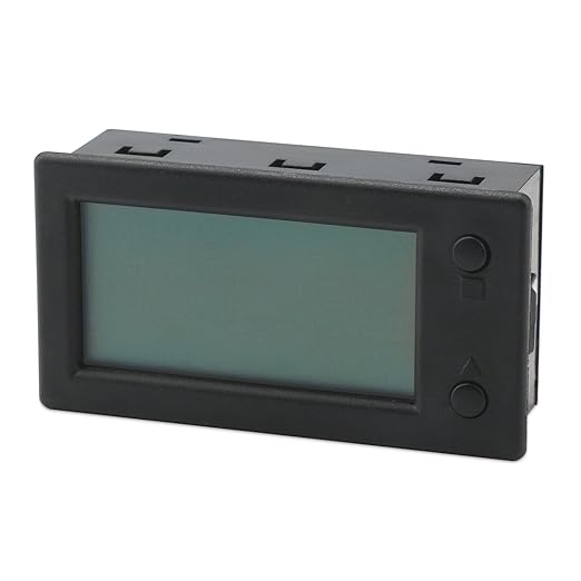 DROK Voltage Amp Meter DC, Battery Monitor DC 0-300V 200A, Ammeter Voltmeter for Solar System Setup Power Energy Capacity Volt Current Detector Panel with Hall Sensor