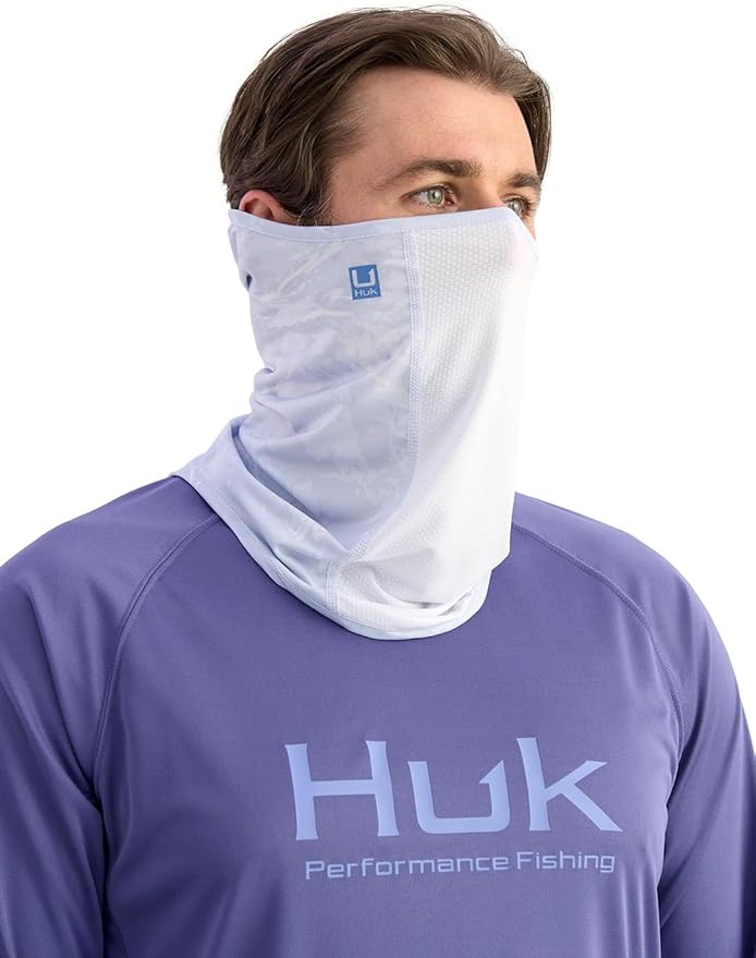 HUK Men's Pursuit Neck Gaiter, Face Protection With Upf 30+ Sun Protection