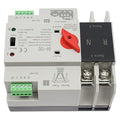 MINI Dual Power Automatic Transfer Switch 110V AC 2P 690V 50Hz Dual Power Automatic Toggle Controller 63A, 80A, 100A(Optional) PC Level (2P 100A)