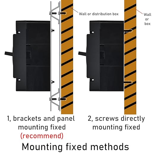 NanQue DC Solar Panel Circuit Breaker PV System Disconnect Switch and Protector 60-250 Amp 36-600 Voltage Automatic Cut Off Circuit 2 Poles Non-Polarized 25kA Recycle Use Fuse Siver Contactor (63A)