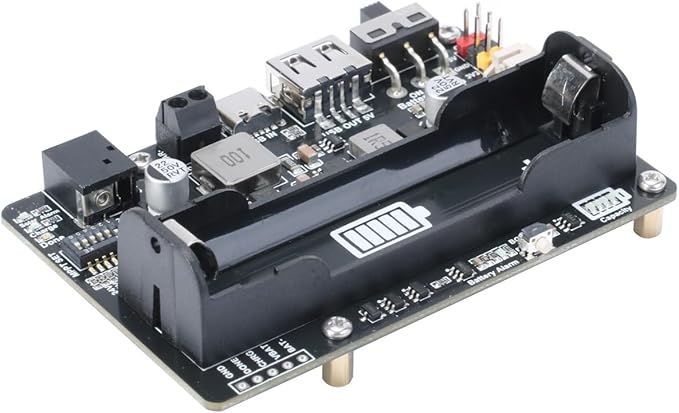 Solar Energy/Power Manager Module, Solar Power for 5V-24V Solar Panel, Supports Solar Panel or USB Port Ba-ttery Charging