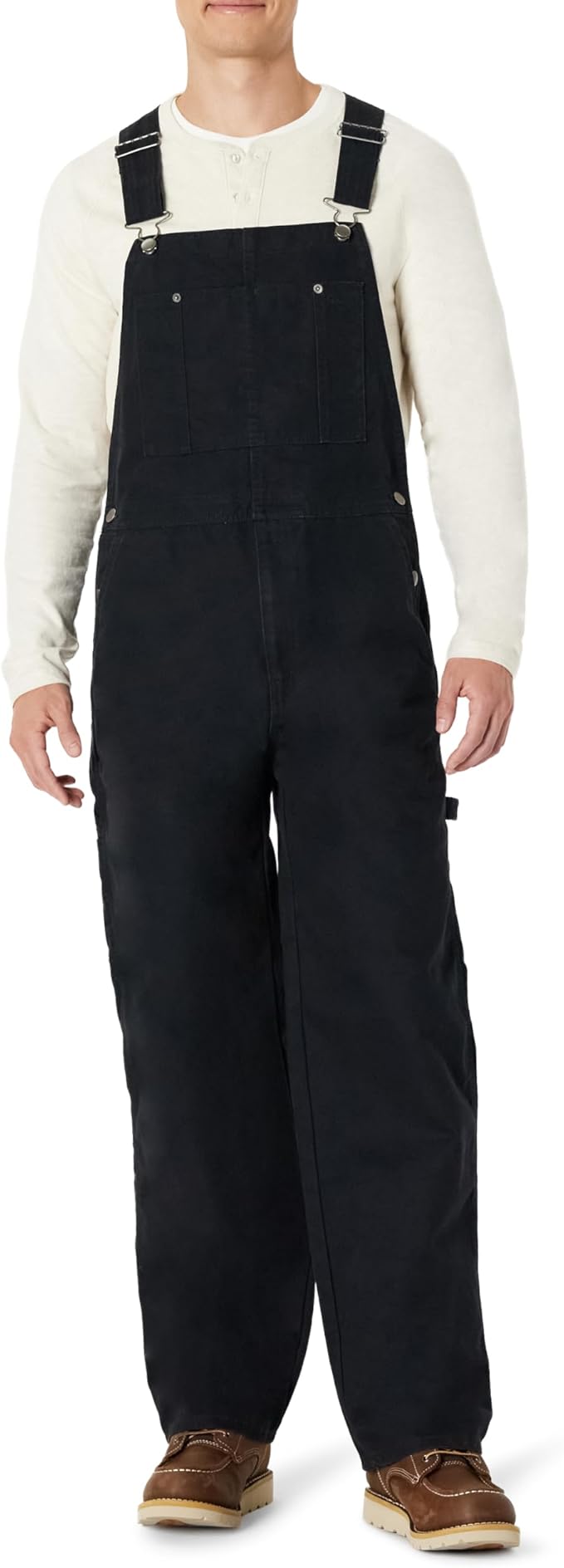Amazon Basics Men's Relaxed Fit Workwear Bib Overall