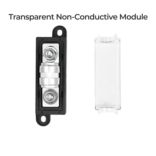 Renogy 350A Class T Fuse Holder 250V AC/DC Fuse Block for Inverter and High- Power Appliances in Marine Boats, Cars, Trucks, RVs