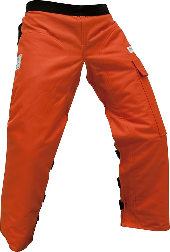 FORESTER Chainsaw Chaps for Men & Women | Apron-Style Chaps with Pocket & Adjustable Waist | Chainsaw Safety Equipment
