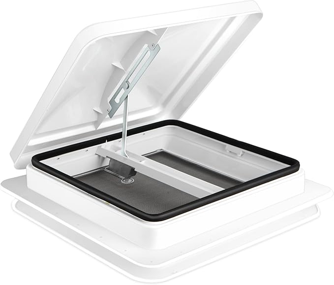 RV or Trailer Roof Vent - Manual 14" x 14"