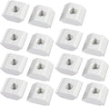 uxcell 15Pcs Aluminum Solar Panel Mounting Brackets-Mid Clamp for Framed Panels