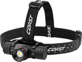 Coast® XPH34R 2700 Lumen USB-C Rechargeable-Dual Power LED Headlamp withPURE Beam® Twist Focus™ and Magnetic Base