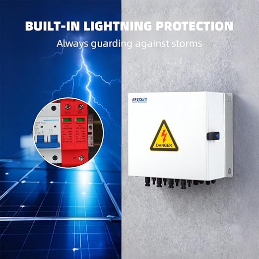 4 String Solar PV mc4 Metel Combiner Box 16A Rated Current Fuse 63A Air Circuit Breaker Out Door IP65 Waterproof (4 String- 16A)