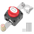 275A 12V 48V Top Post Battery Disconnect Switch Free Assembly Marine Waterproof Battery Switch Isolator Switch for Car Vehicle RV and Boat