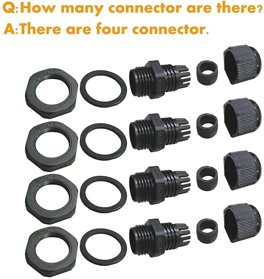 DIY Electrical Box,Universal Junction Box,Dustproof Waterproof IP67 ABS Plastic Box,with 4pcs x M16 Cable Gland,4.7x4.7x3.5 inch (120 * 120 * 90 mm)