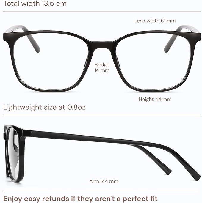 Gaoye Ultralight Blue Light Glasses for Women - Computer Protection Glasses for All Day Comfort - Anti UV Glare & Eyestrain