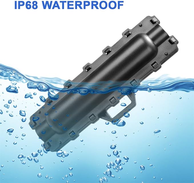 Waterproof Protection Box for Solar Panel Connectors 3PCS Marine Photovoltaic Connector Enclosure Case Weather Resistant Solar Cables Connection Protector Housing