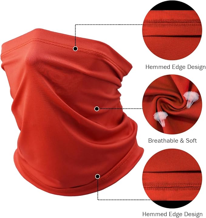 Fishing Neck Gaiter, Sun Protection Face Mask, Cooling Neck Shield Scarf Cycling Balaclava Bandana for Men and Women