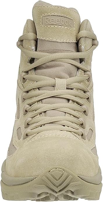 Reebok Men's Rb8694 Rapid Response Rb Composite Toe 6" Tactical Stealth Boot Sidezipper Desert Tan Military & Tactical Boots