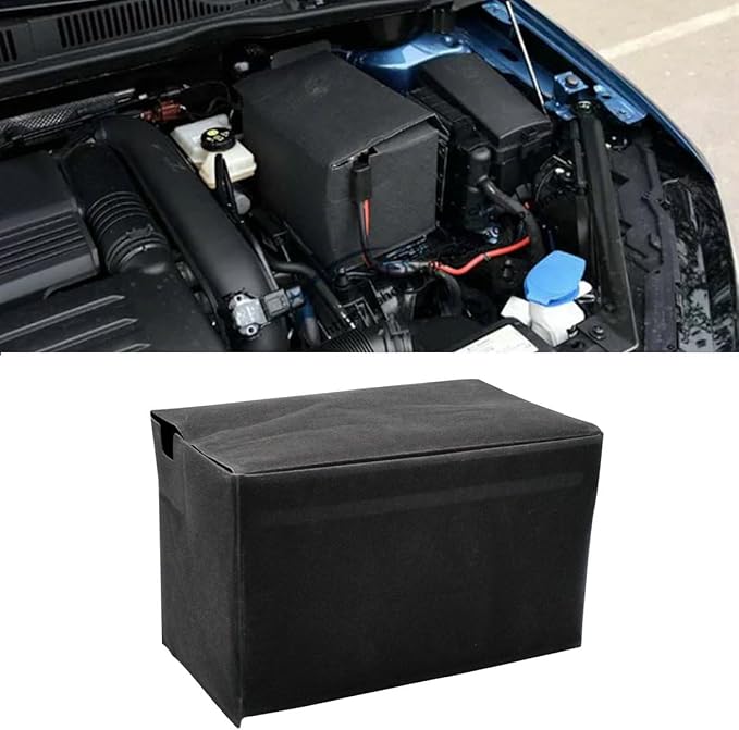 1Pcs 11 * 6.7 * 7.3in Thermal Battery Insulation Frost Cover for Audi Q3 for VW Golf Bettle Eos for Seat Altea Leon Protection Cover 1K0915411A,5Q0 915 411B
