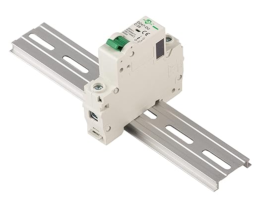 DC Miniature Circuit Breaker, 1 Pole 10 Amp, 110V-250VDC, 6kA Din Rail Mount Breaker with Thermal Magnetic Trip, DZ47-63 C10 1P, DC Solar MCB