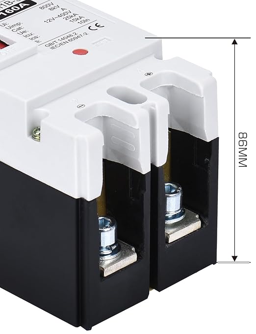 DIHOOL Main 160 Amp DC Circuit Breaker, 500V Battery Disconnect Switch, Master Switch for Car RV Marine Boat Power Station