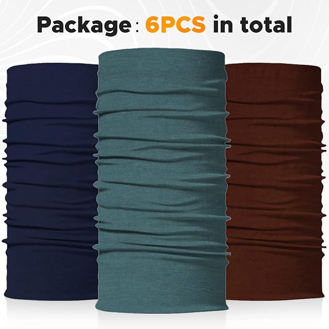 JOEYOUNG Headwear, Bandana, Neck Gaiter Head Wrap Headband Balaclava Magic Scarf